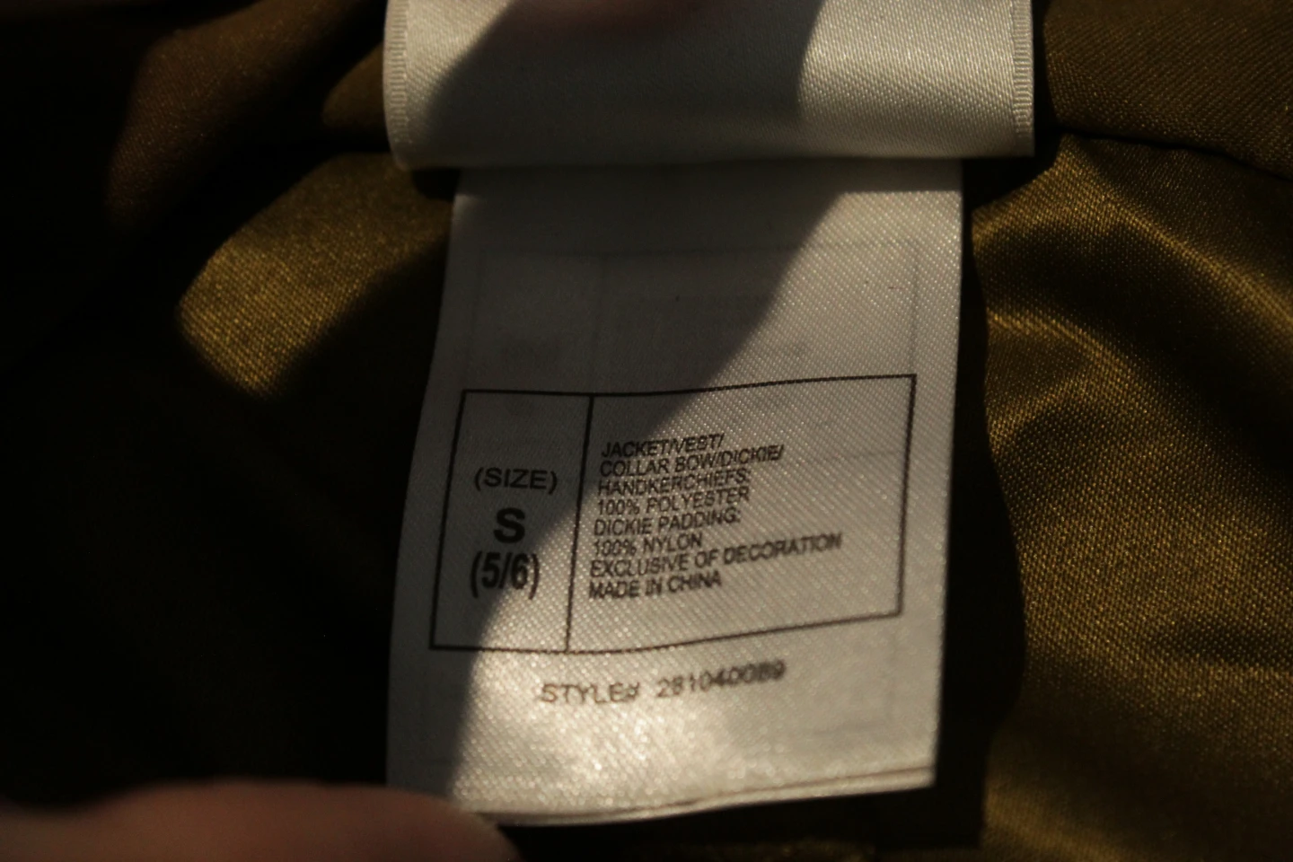 Disney Store Mad Hatter Costume Size 5/6 - photo 3