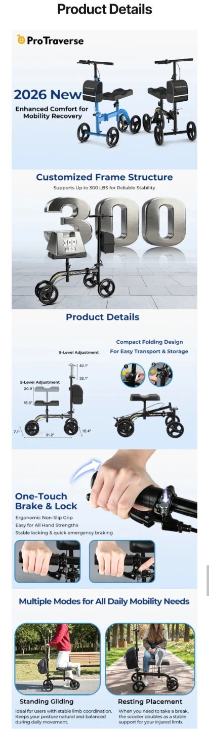 ProTraverse Knee Scooter- NEW - photo 4
