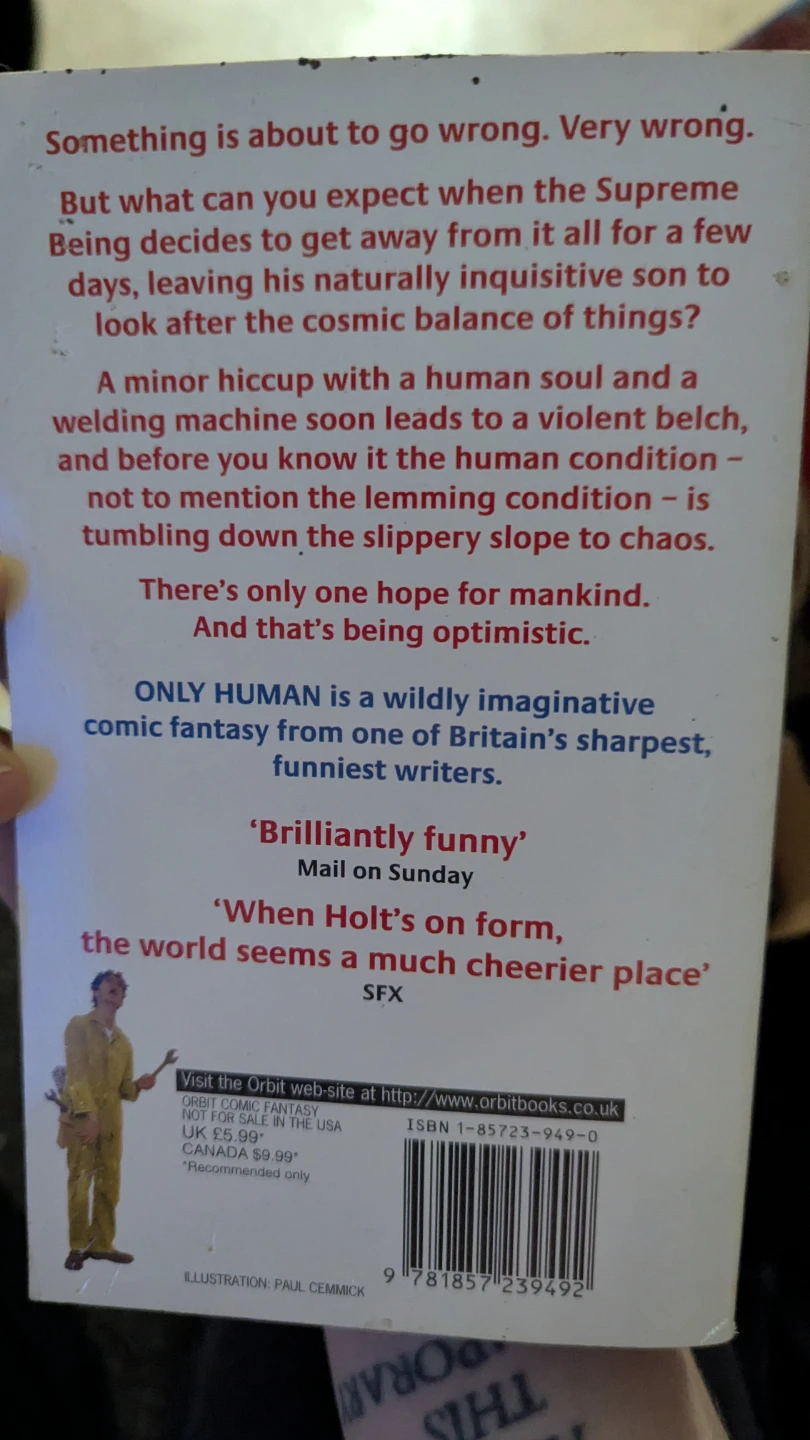 Only Human by Tom Holt - photo 2