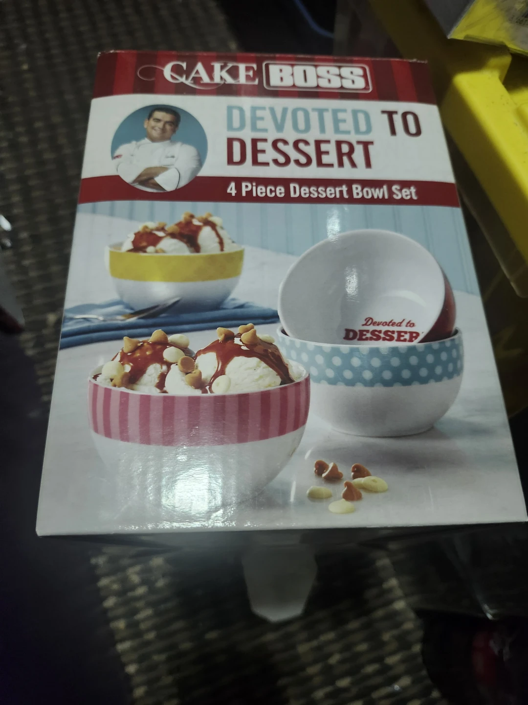 Cake Boss 4 Piece Dessert Bowl Set