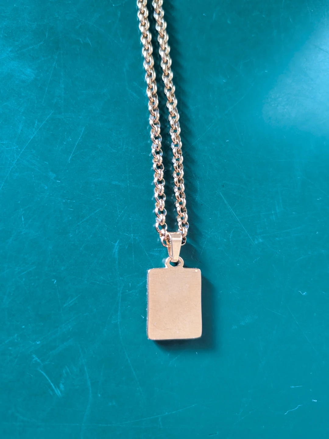 Gold-tone Cross Pendant Necklace - photo 3