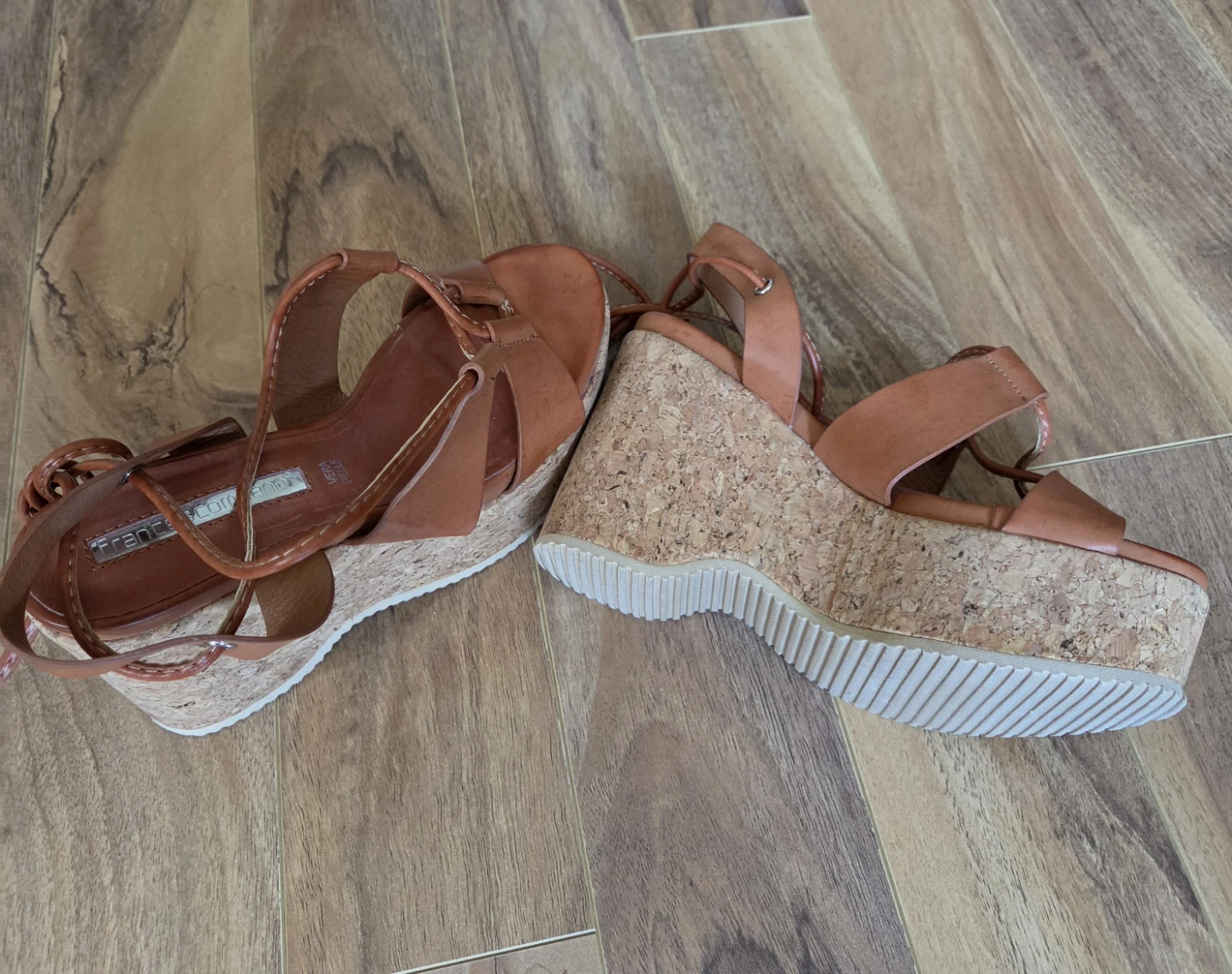Francesco Milano Wedge Sandals Size 36