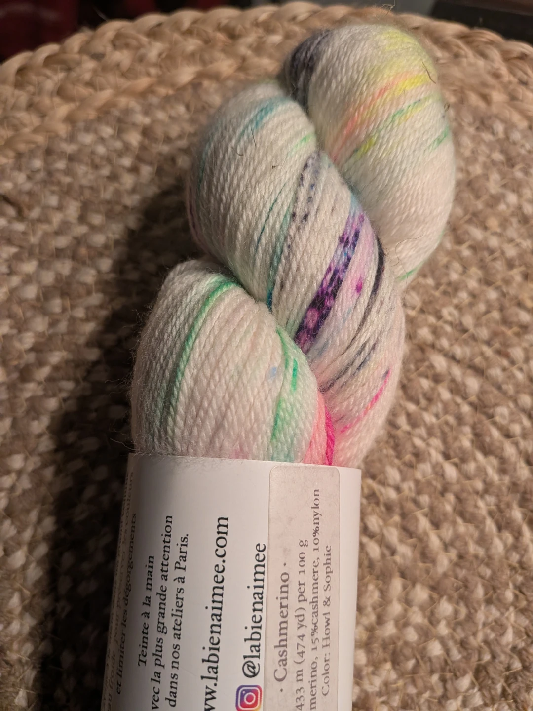 La Bien Aimée Cashmerino Yarn - Howl & Sophie - photo 5