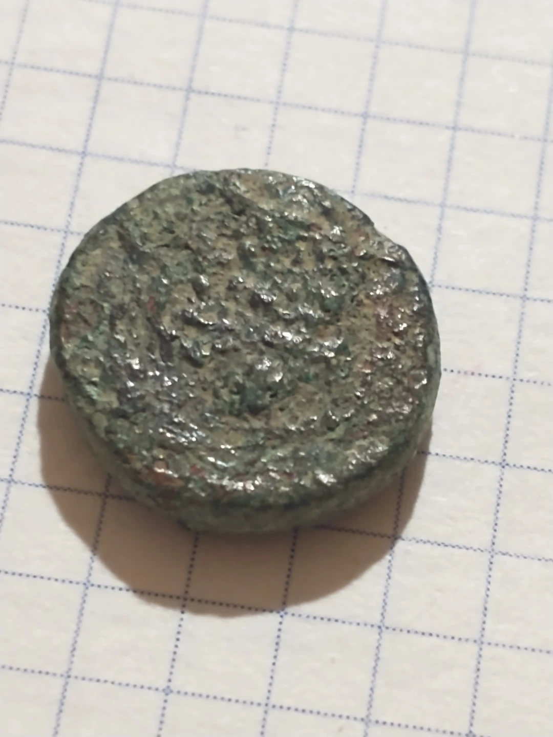 Ancient BC Greek Coin with God and Wreath, Unattributed - photo 4