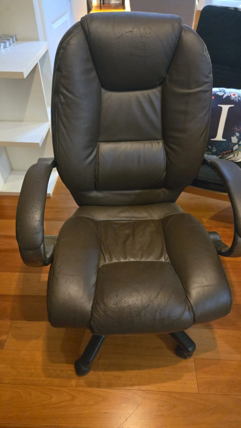 Brown Leather Office Chair