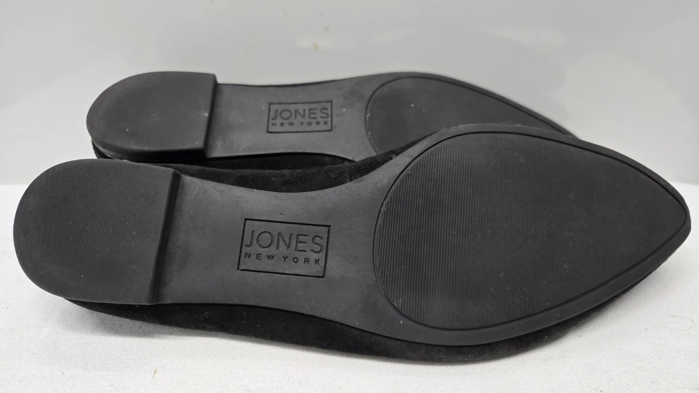 Jones New York Women's 9 Black Pointed Toe Tassel Loafer Flats - photo 4