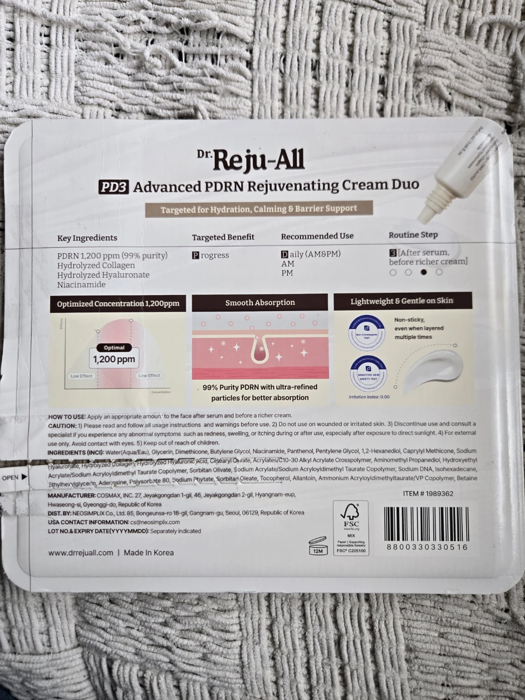 Dr. Reju-All Advanced PDRN Rejuvenating Cream Duo - photo 2