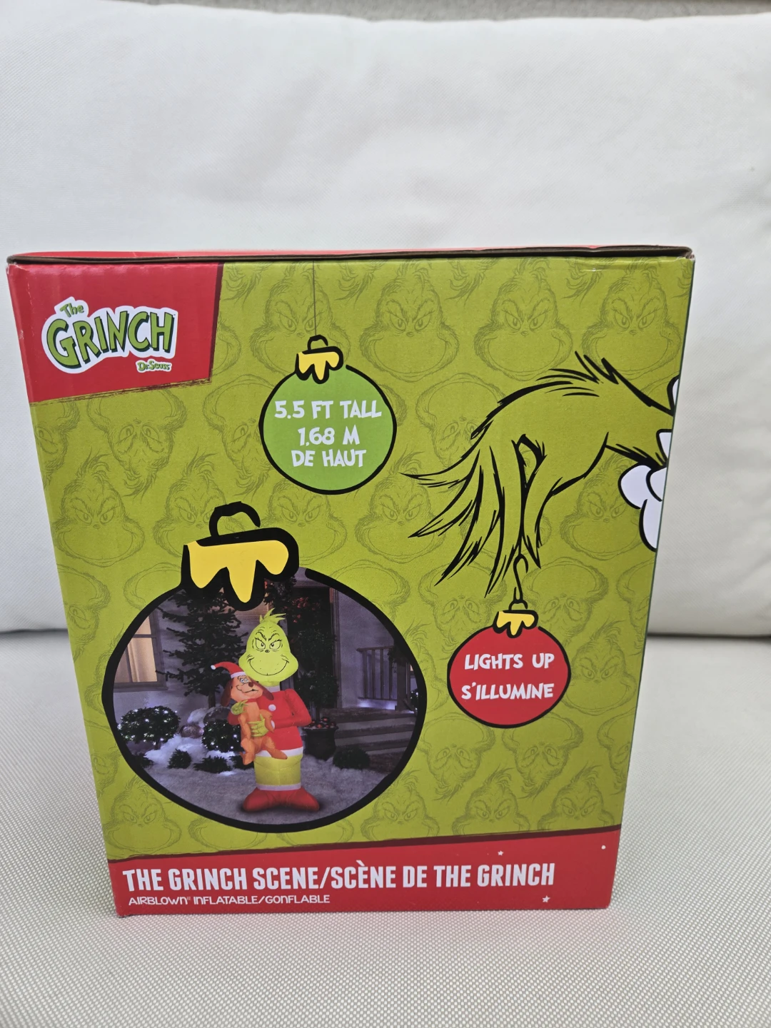 Brand new Christmas inflatable the grinch 5.5ft tall - photo 4