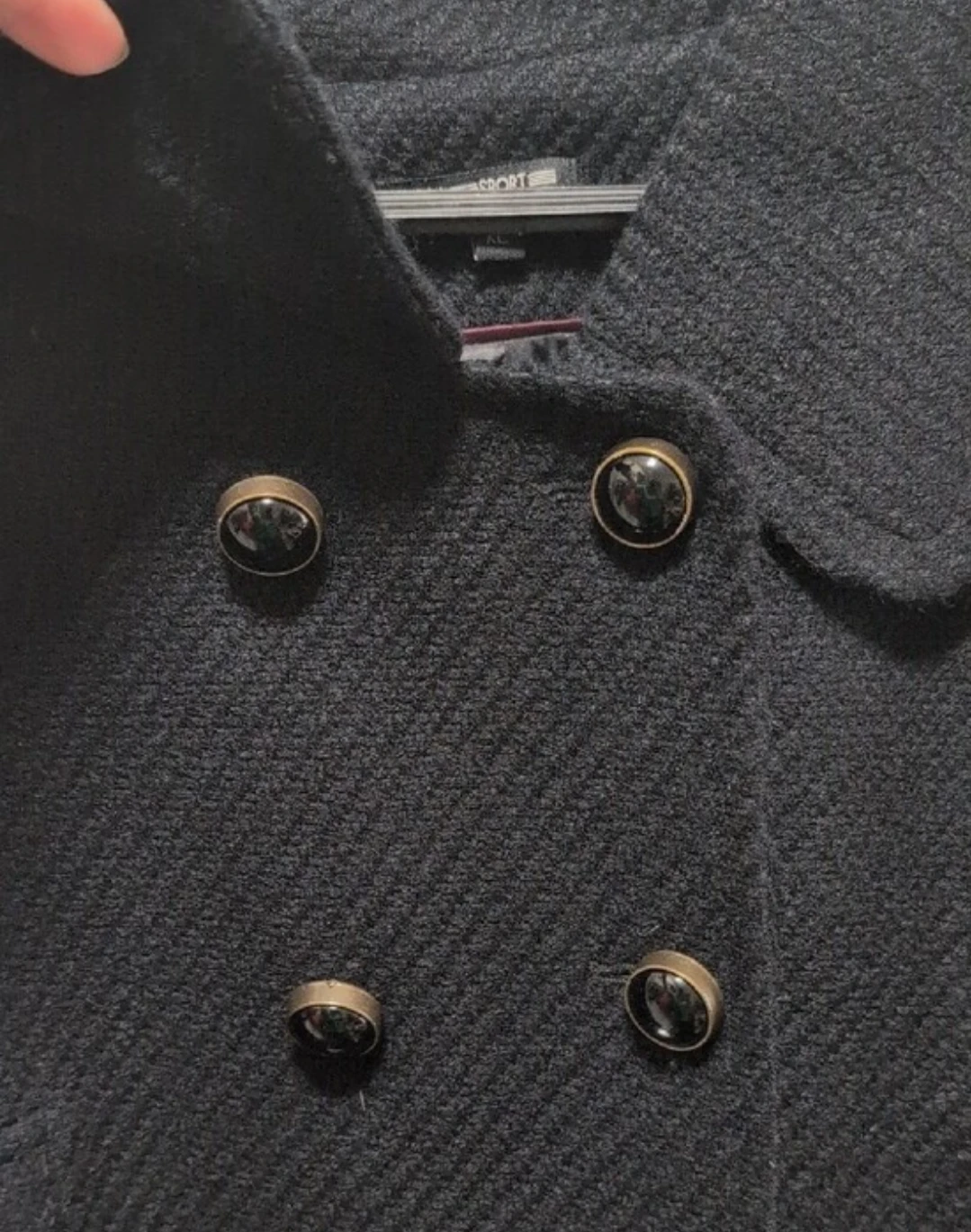 AN Sport Black Double-Breasted Jacket - XL - photo 2