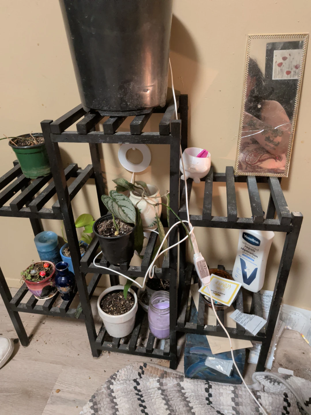 Black Multi-Tiered Plant Stand - photo 2