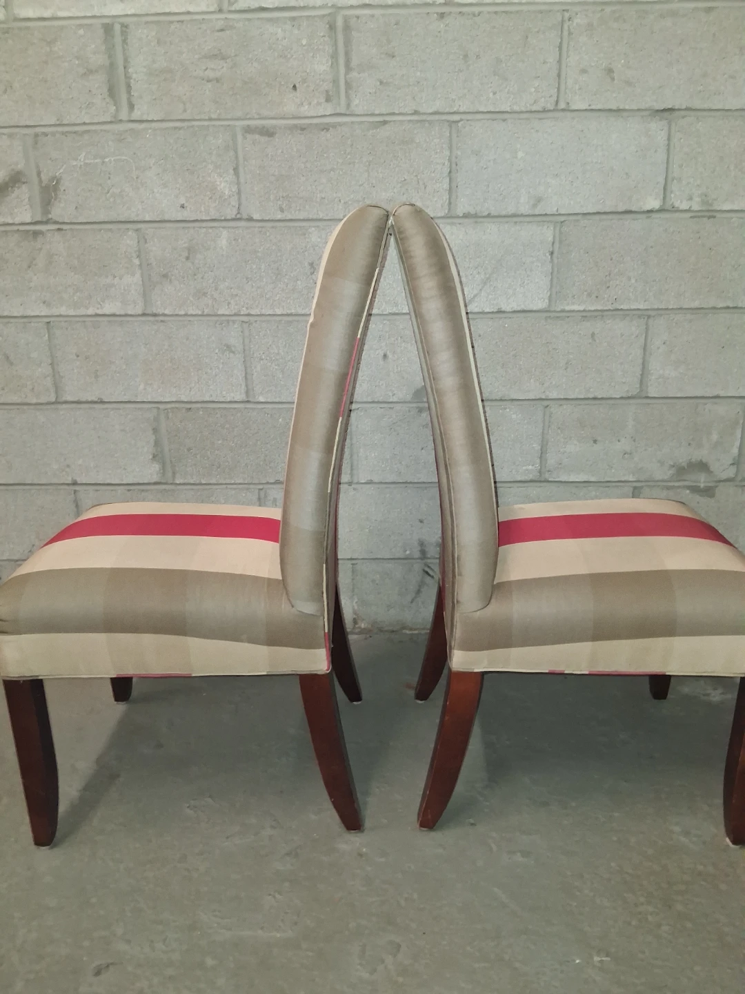 Striped Accent Chairs (Set of 2) - photo 2