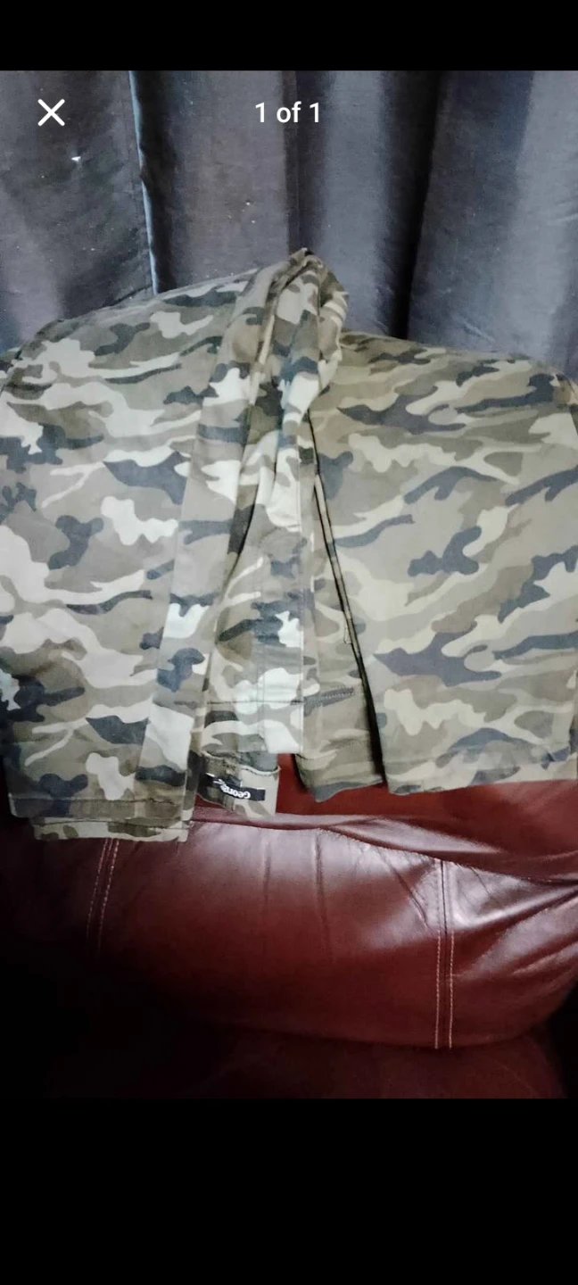 George Camouflage Print Pants x2