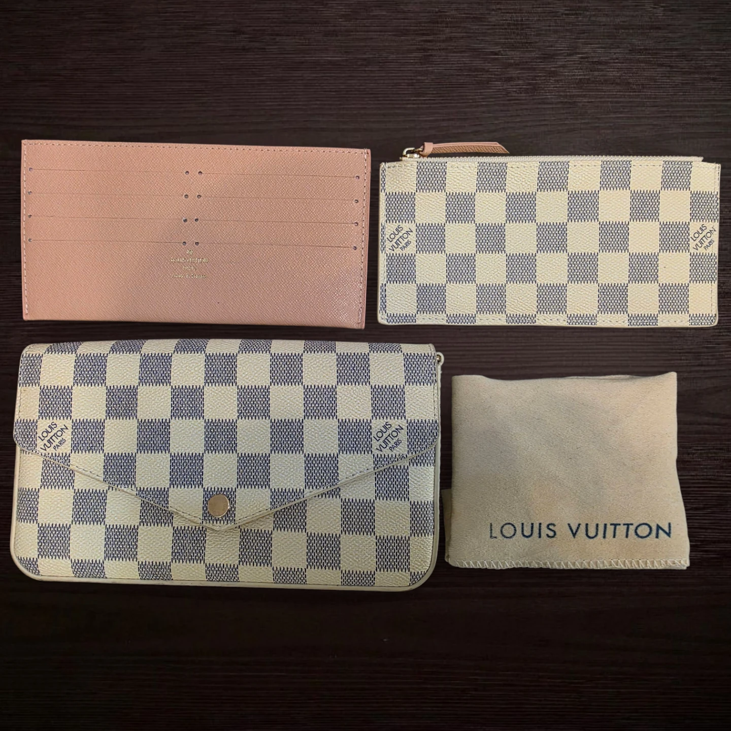 Louis Vuitton Damier Azur Felicie Pochette