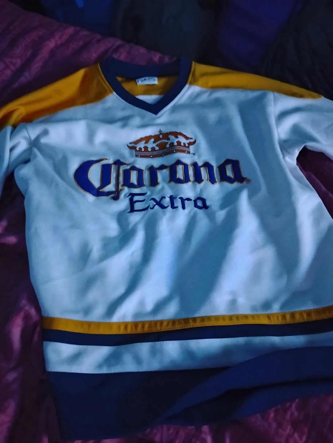 Vintage Corona Extra Hockey Jersey XL
