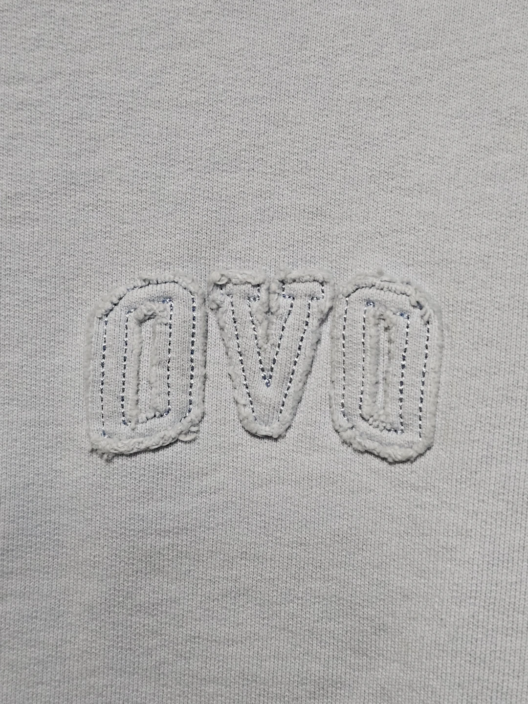 October’s Very Own (OVO) Cropped Raw-Hem Sweatshirt – Light Blue - photo 3