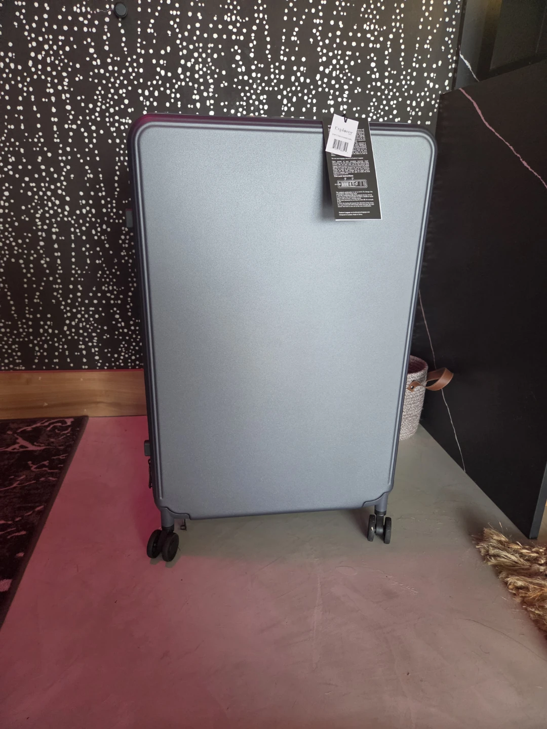 Explorer Luggage Charcoal Suitcase