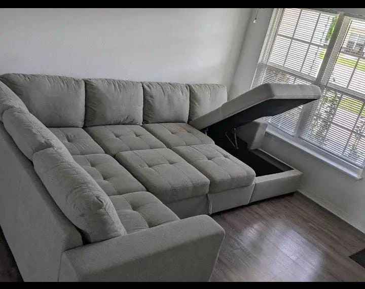 Gray Sectional Sofa with Storage-DELIVERY AVAILABLE - photo 4