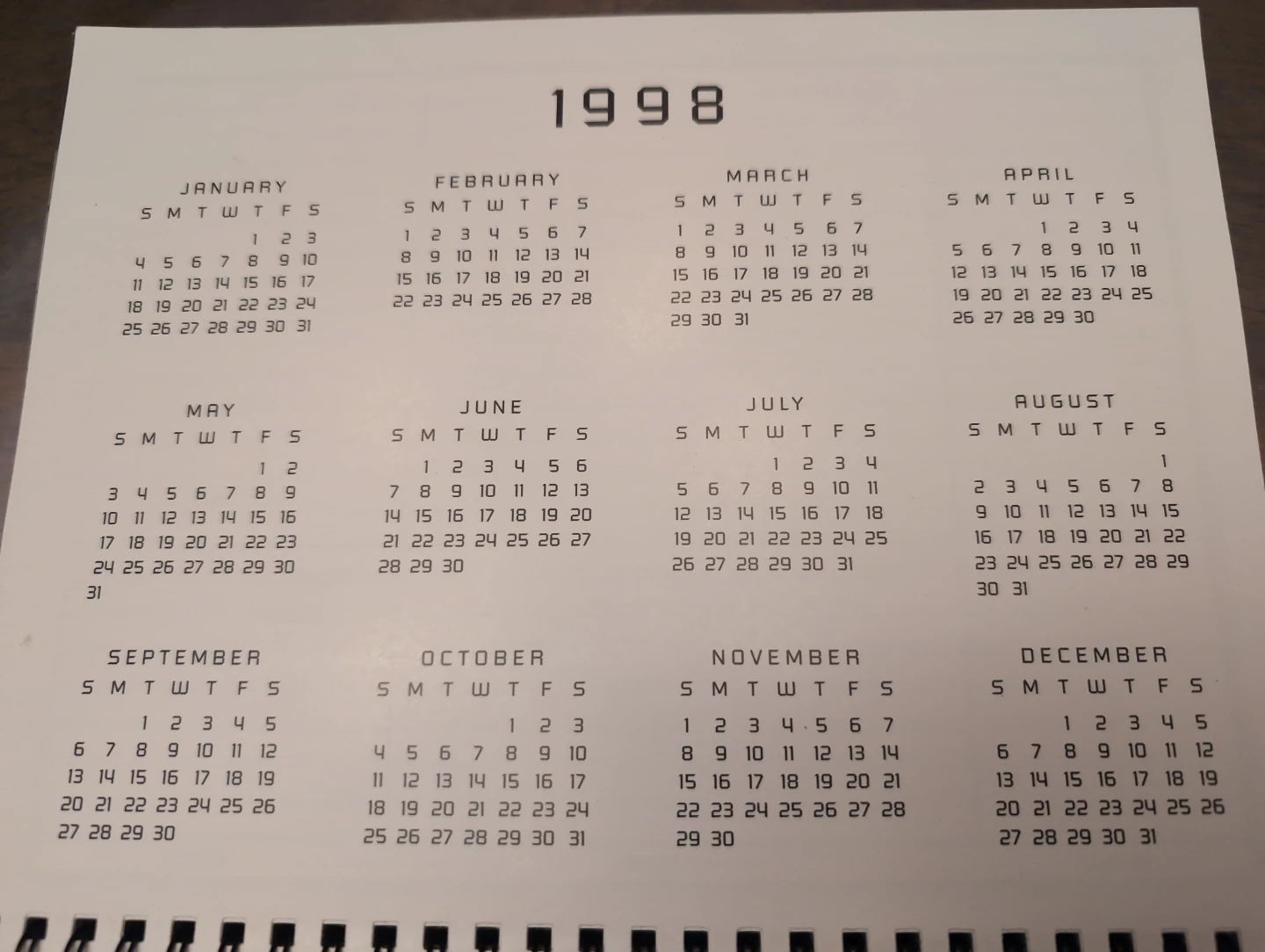 Star Wars Trilogy Special Edition 1998 Datebook Calendar - photo 4