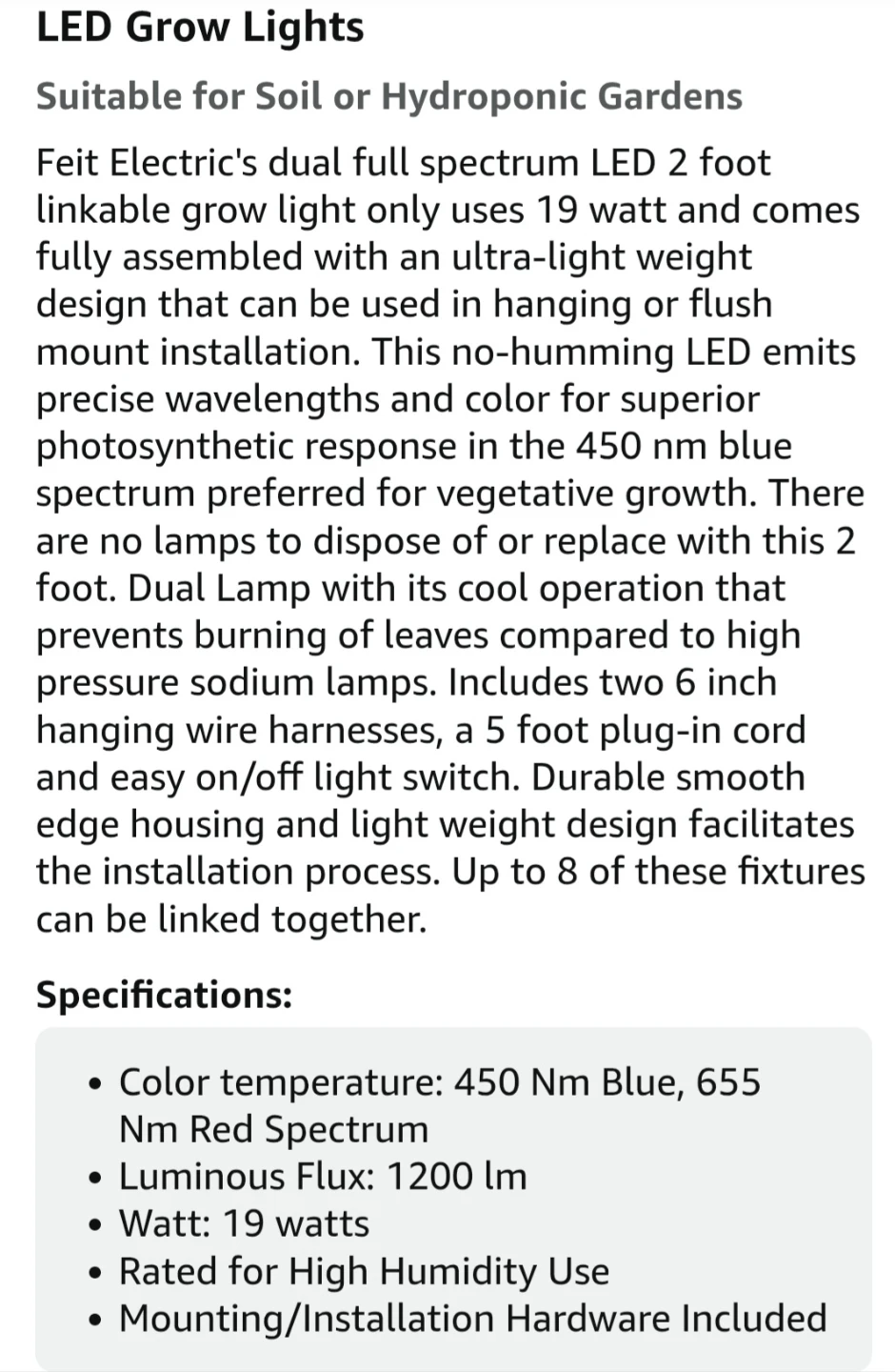 Feit electric led fixture - photo 4