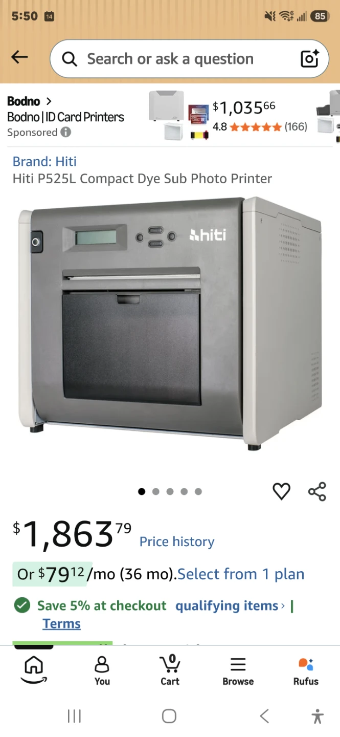 Hiti P525L Compact Dye Sub Photo Printer