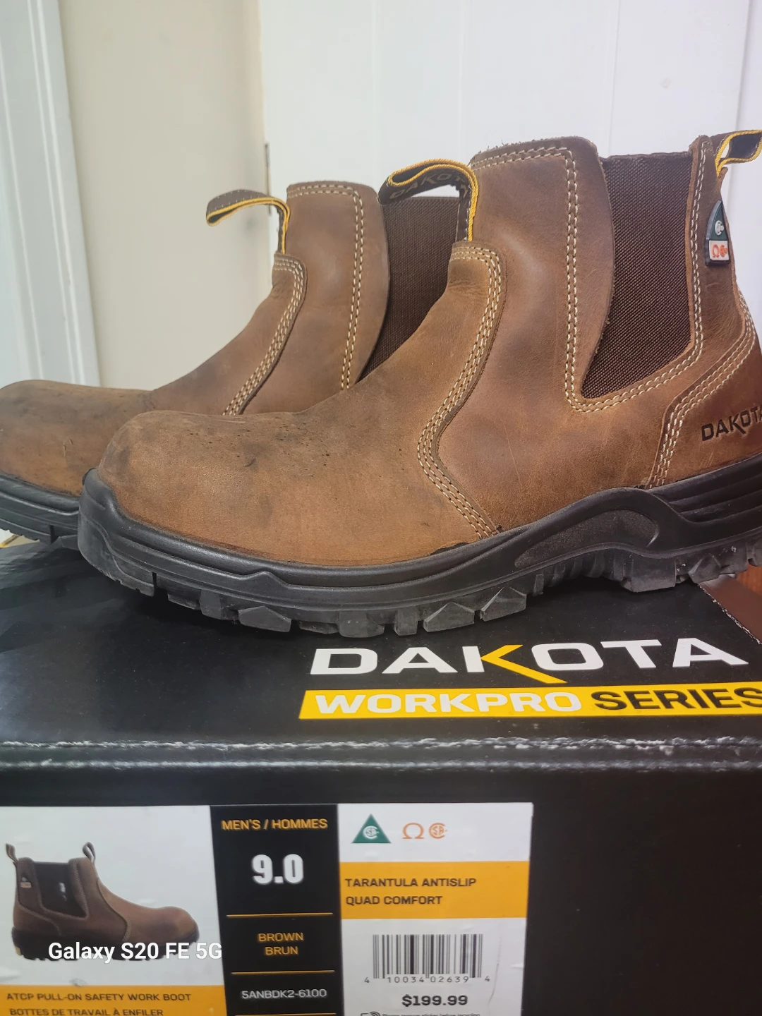 Dakota Workpro Series Safety Boots - Size 9