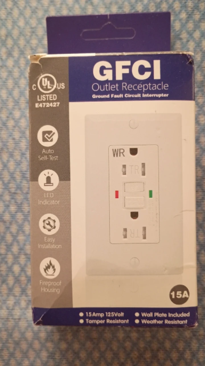 15A GFCI Outlet Receptacle