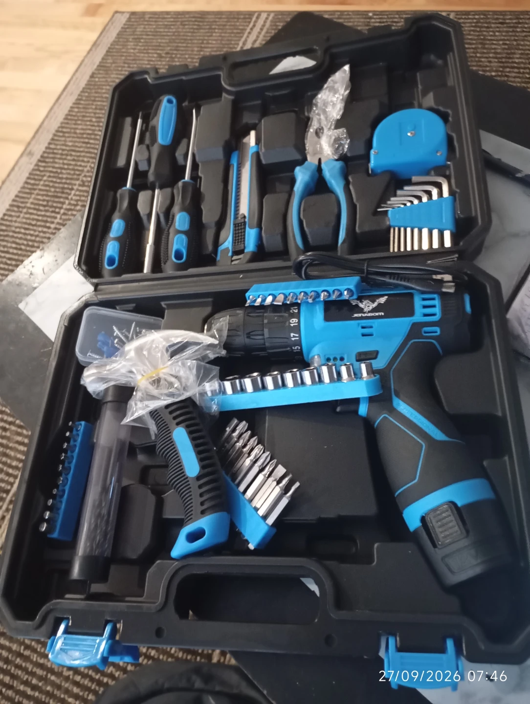 JenaBom Cordless Drill and Tool Set
