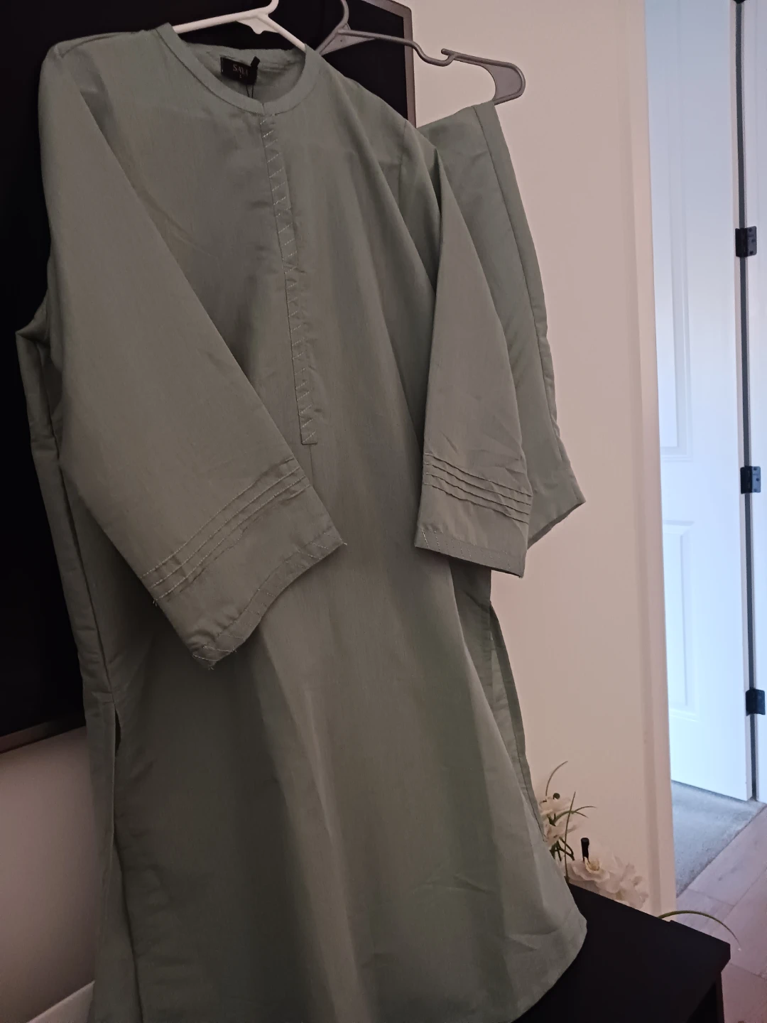 SAYA Sage Green Kurta Set - photo 2
