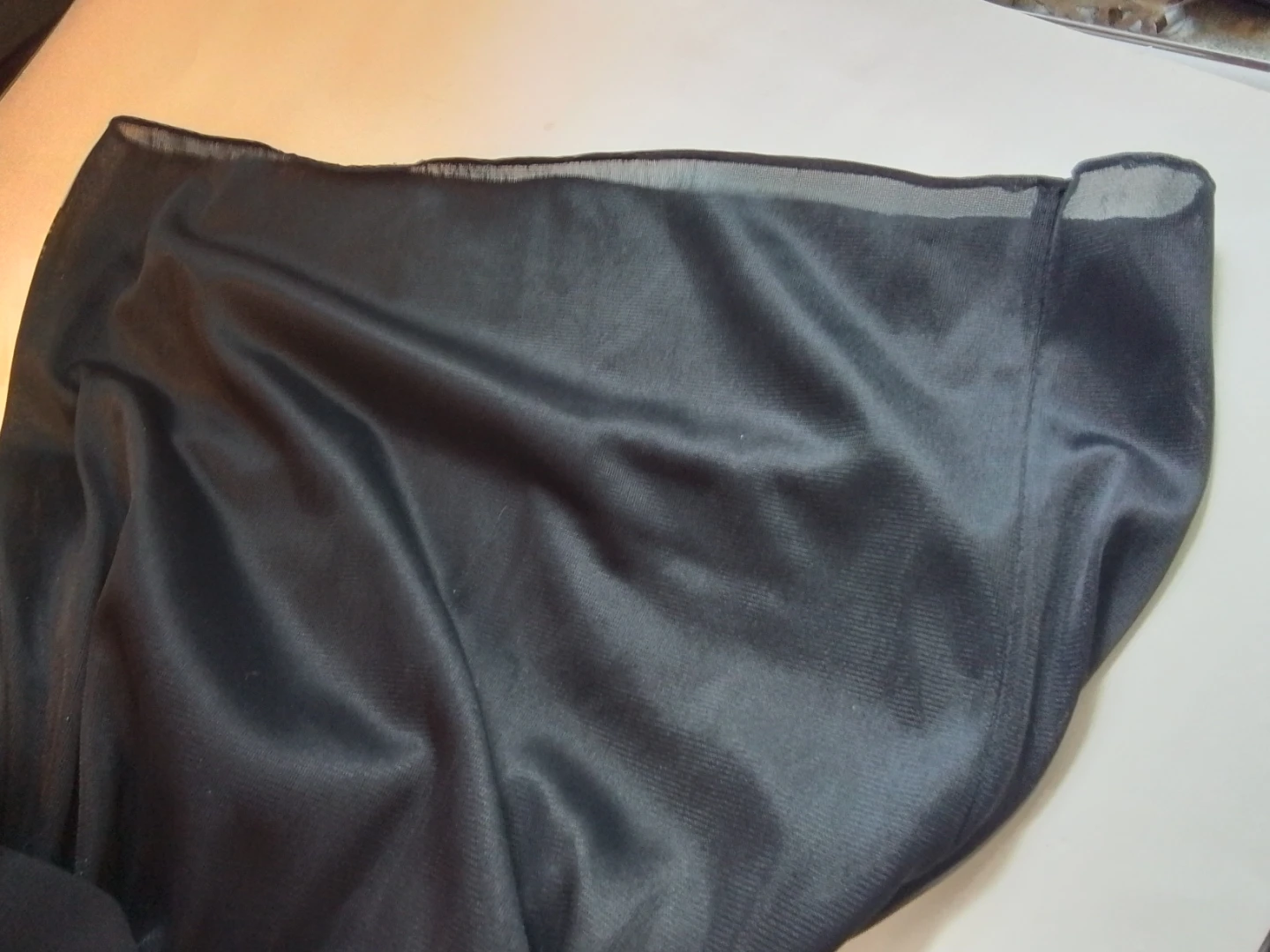 Black Sheer Wide-Leg Trousers - photo 4