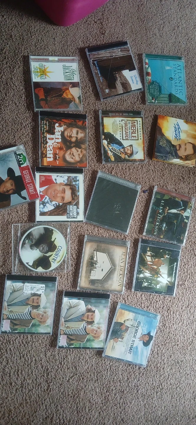 Assorted Music CDs and Movie DVDs