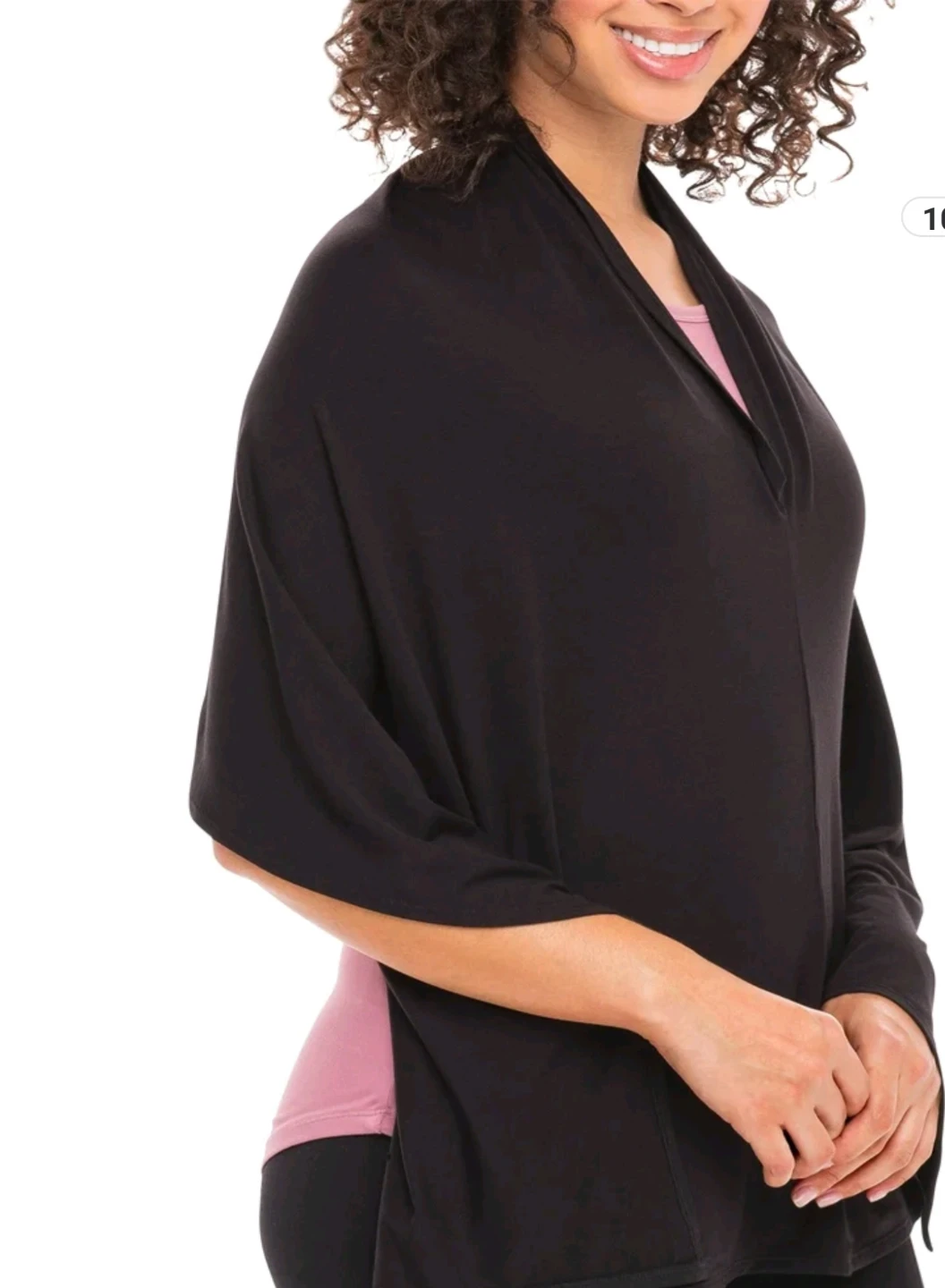 Breastfeeding cover up use as a poncho too - photo 3