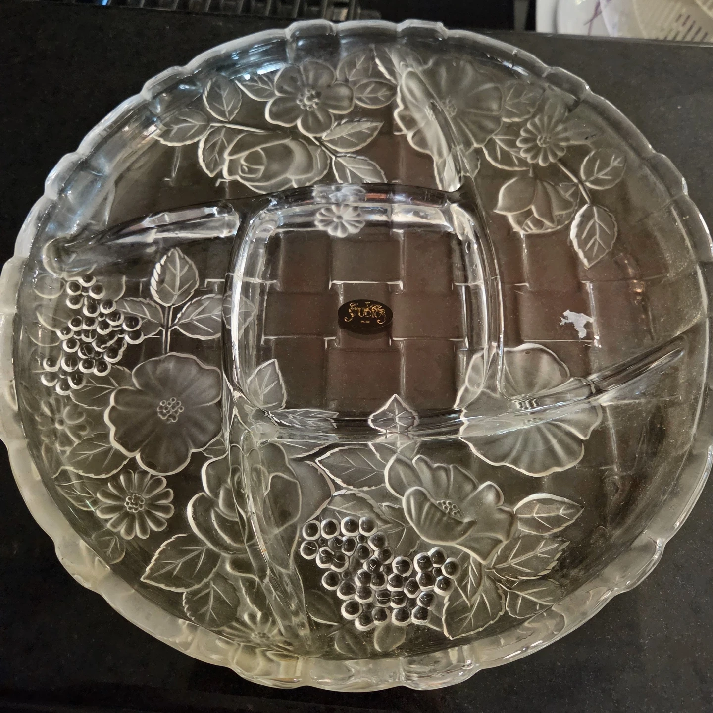 Crystal Serving Platter