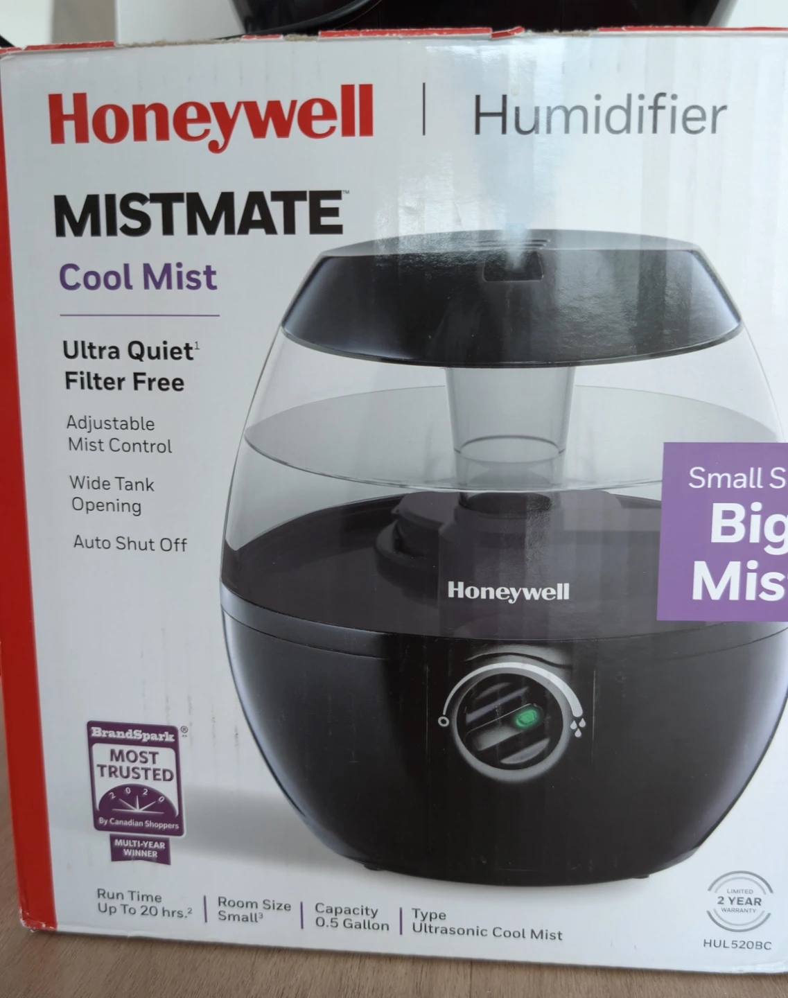 Honeywell MistMate Cool Mist Humidifier - photo 5