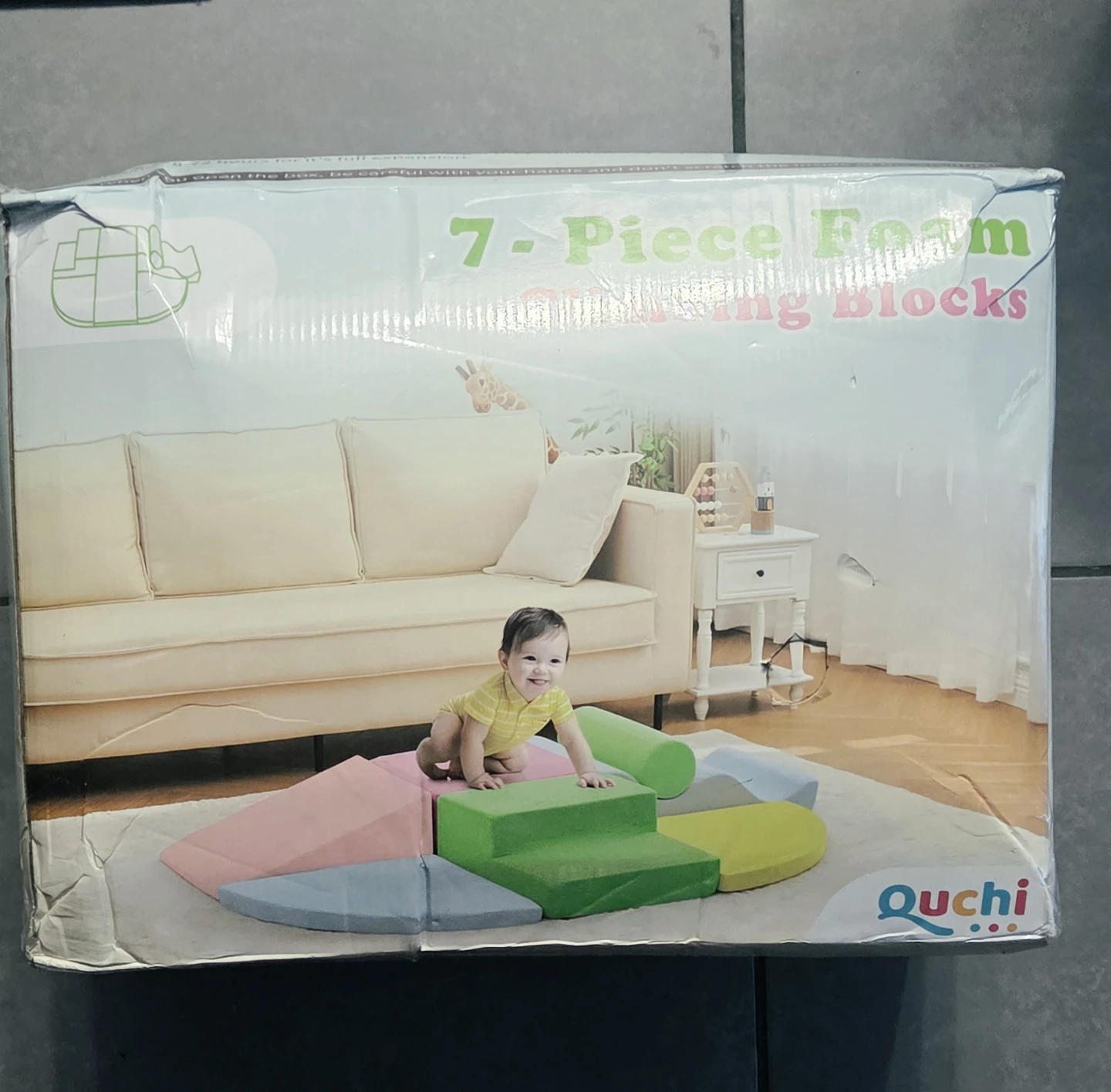 Climbing Toys, 7-Piece Kids Climbing Blocks, Soft Foam Blocks - photo 2