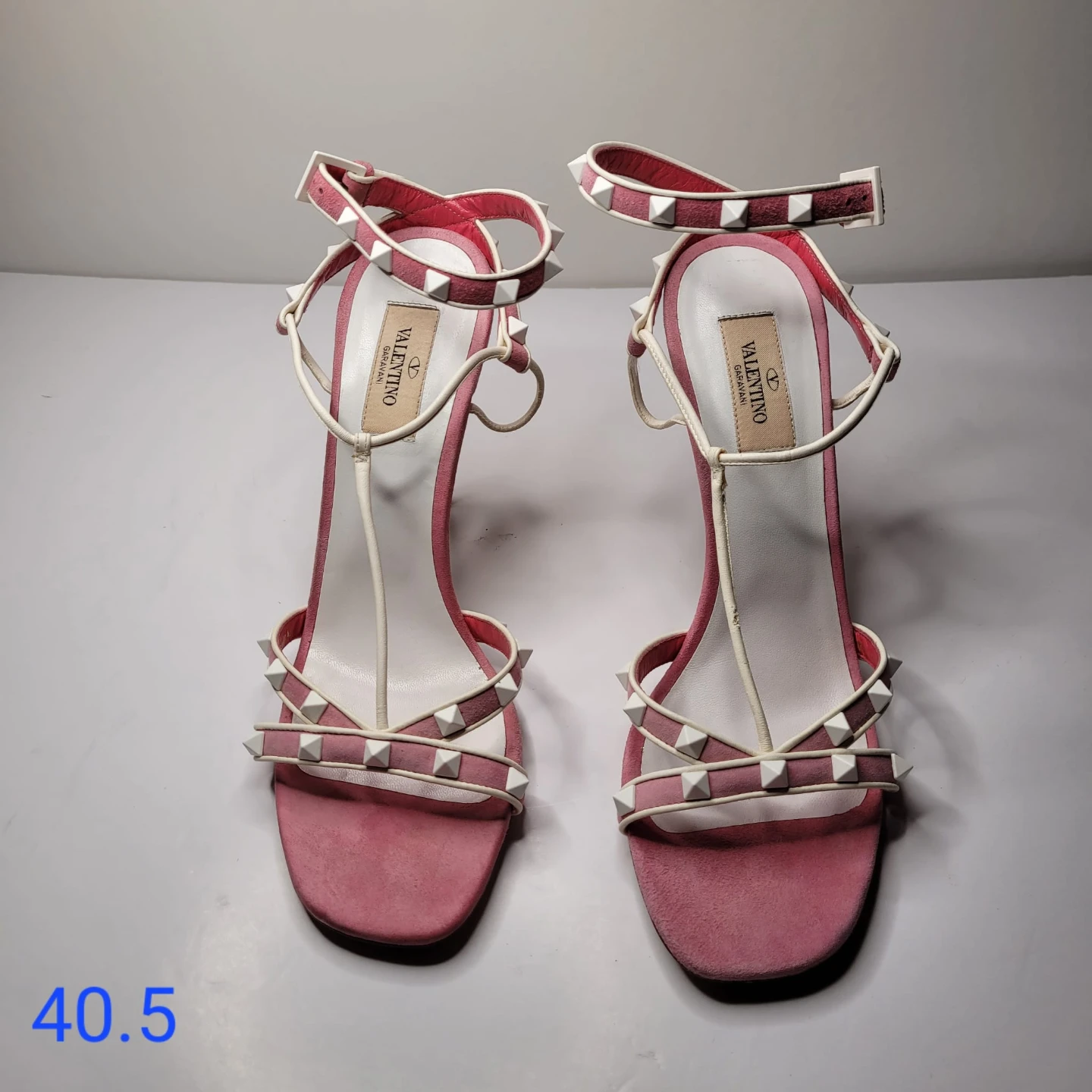 Valentino Garavani Rockstud Sandals Pink Size 40.5