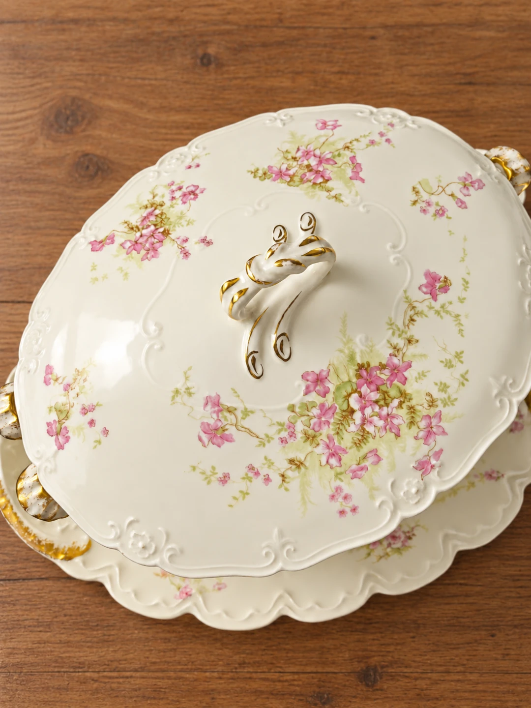 Vintage Floral  Haviland 1931  Porcelain Serving Set - photo 2