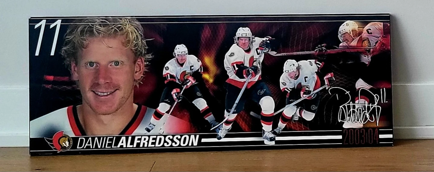 Daniel Alfredsson Ottawa Senators plaque - photo 3