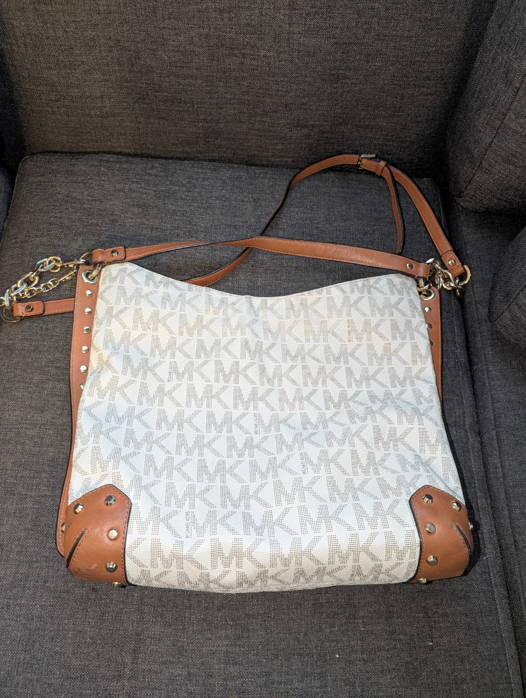 Michael Kors signature hobo shoulder bag