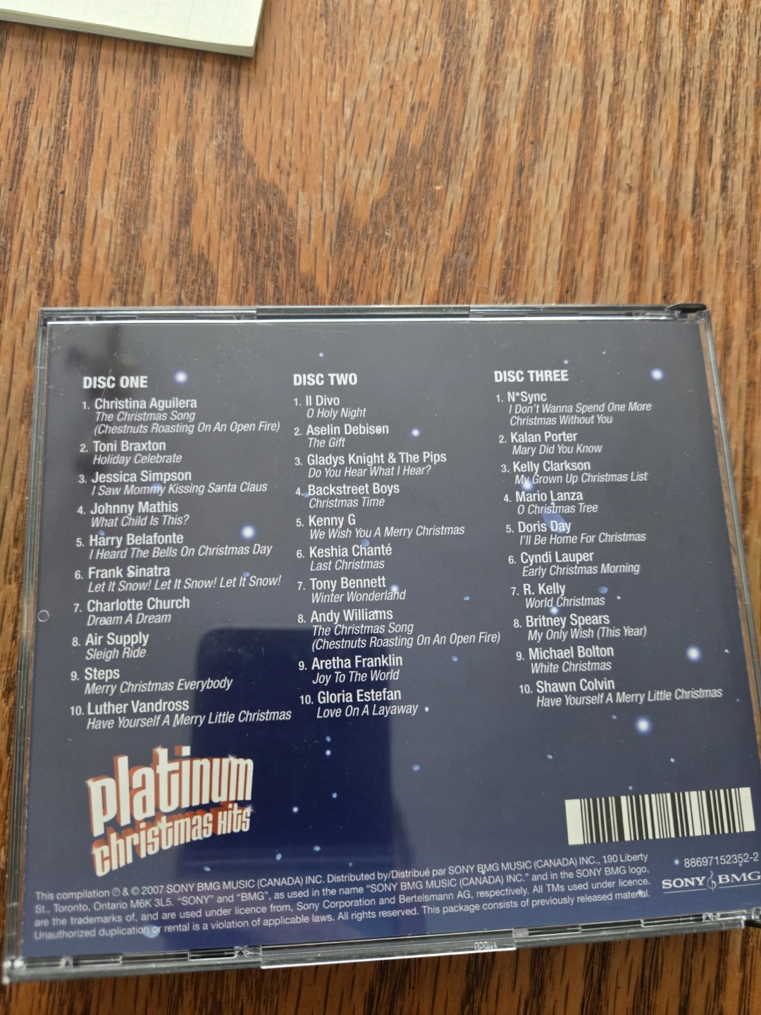 Platinum Christmas Hits 3-Disc CD Set - photo 2