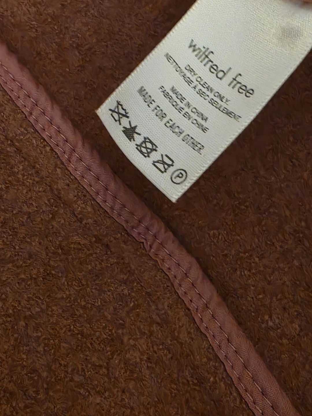 Wilfred Free Jacket - Mauve - Size L - photo 5