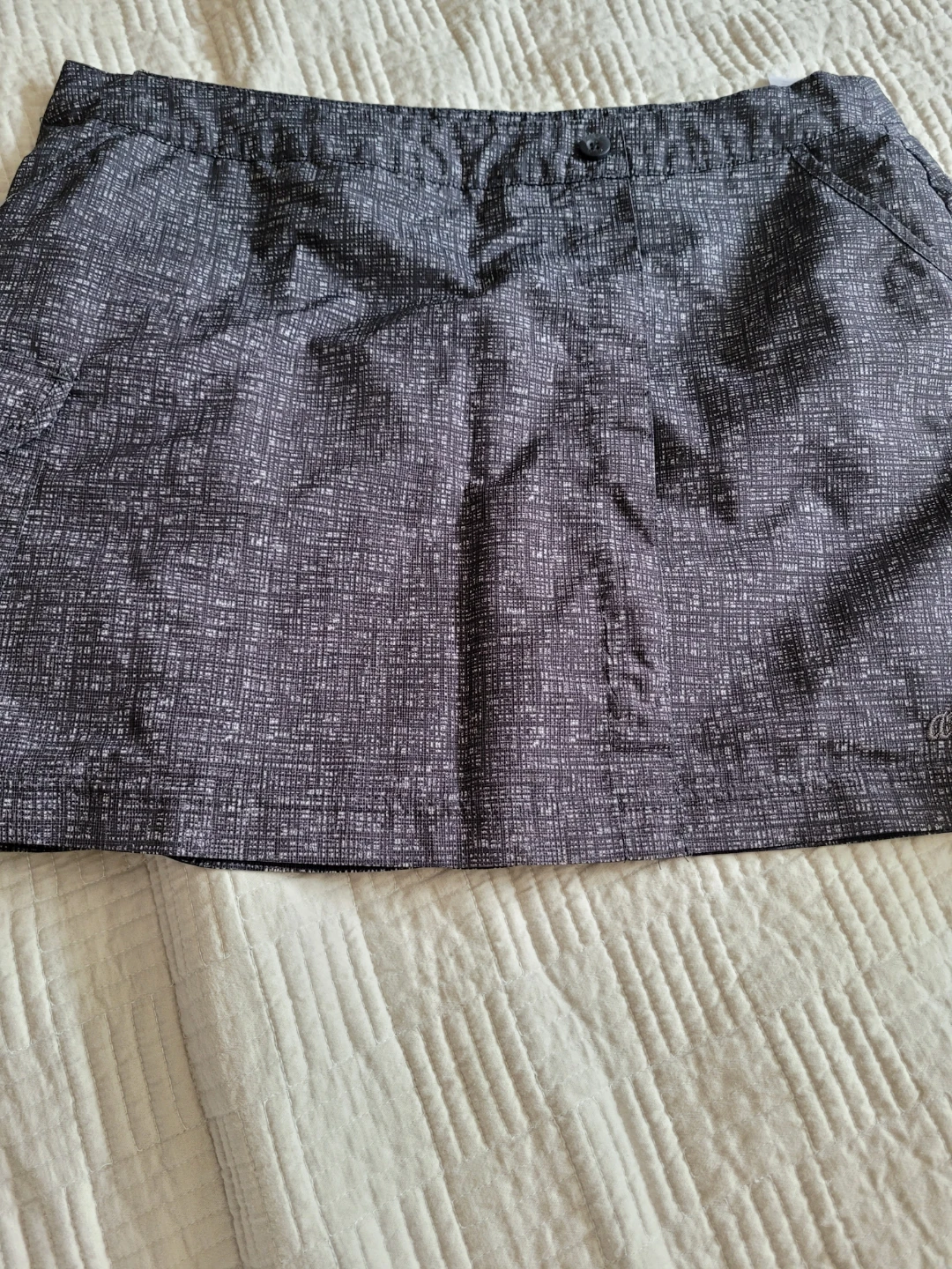 A🏈via athletic skort, grey and black, size S/P - photo 4