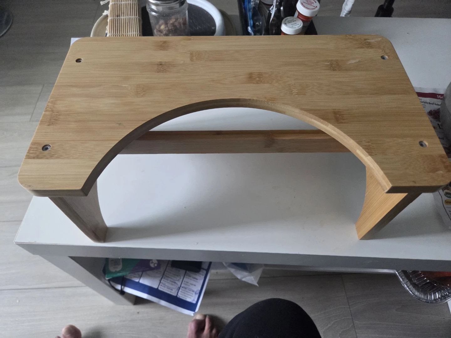 Bamboo Toilet Stool