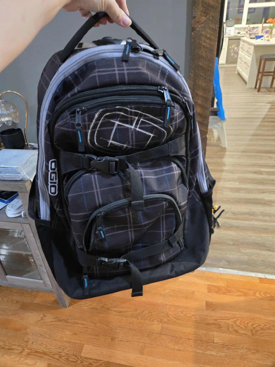 OGIO Rolling Backpack Plaid