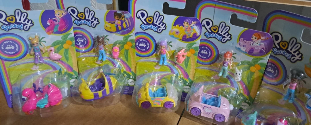 Polly Pocket Metal Car and Mini Figure Sets, $25 each - photo 2