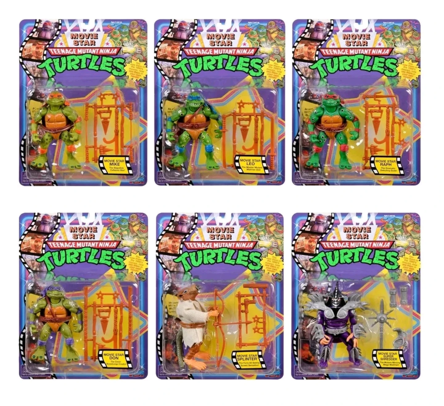 Teenage Mutant Ninja Turtles Movie Star 6-Figure Set - photo 3