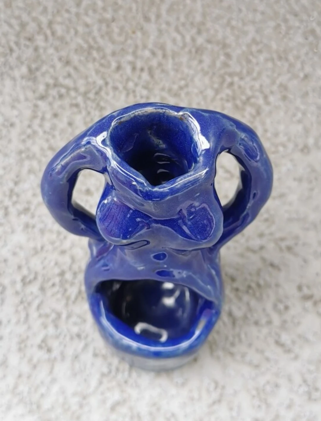 Vintage Studio Pottery Nude Torso Double Vase Sculptural Art - photo 5