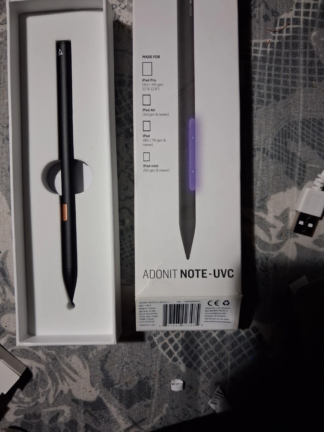 Adonit Note-UVC Stylus for iPad