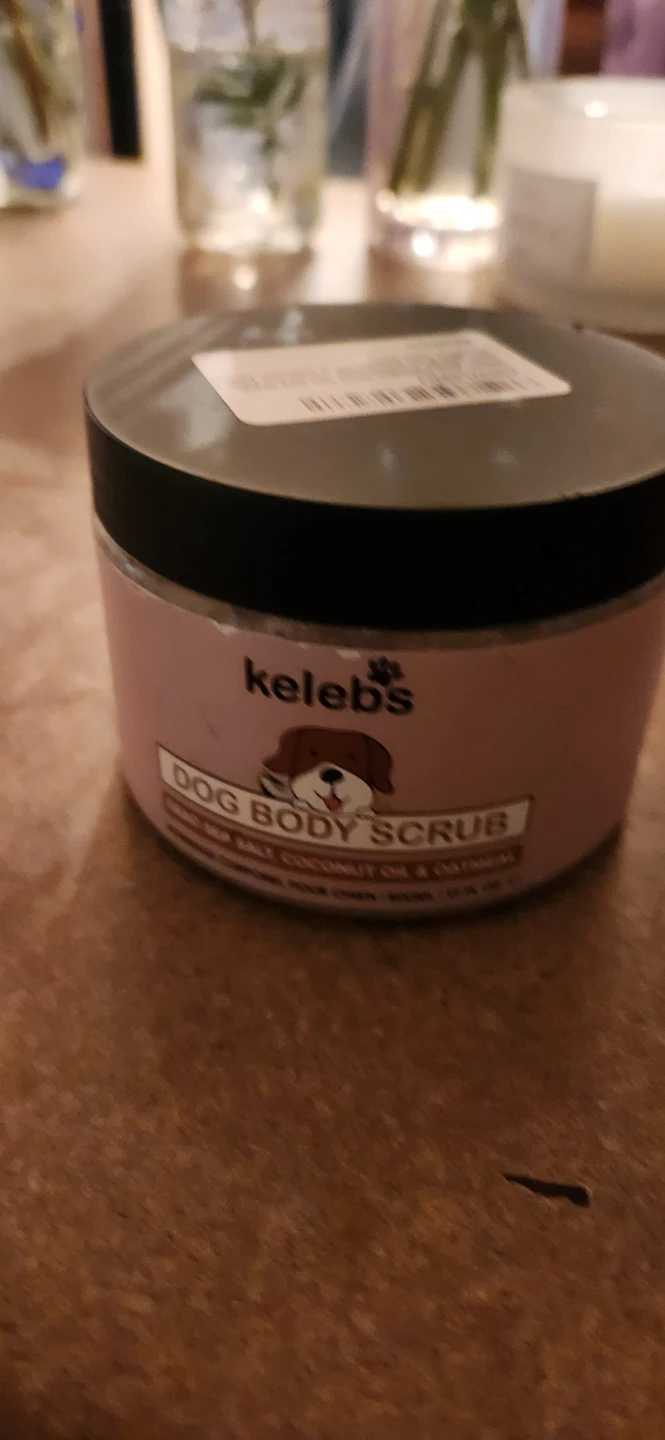 Keleb's Dead Sea Salt Dog Body Scrub