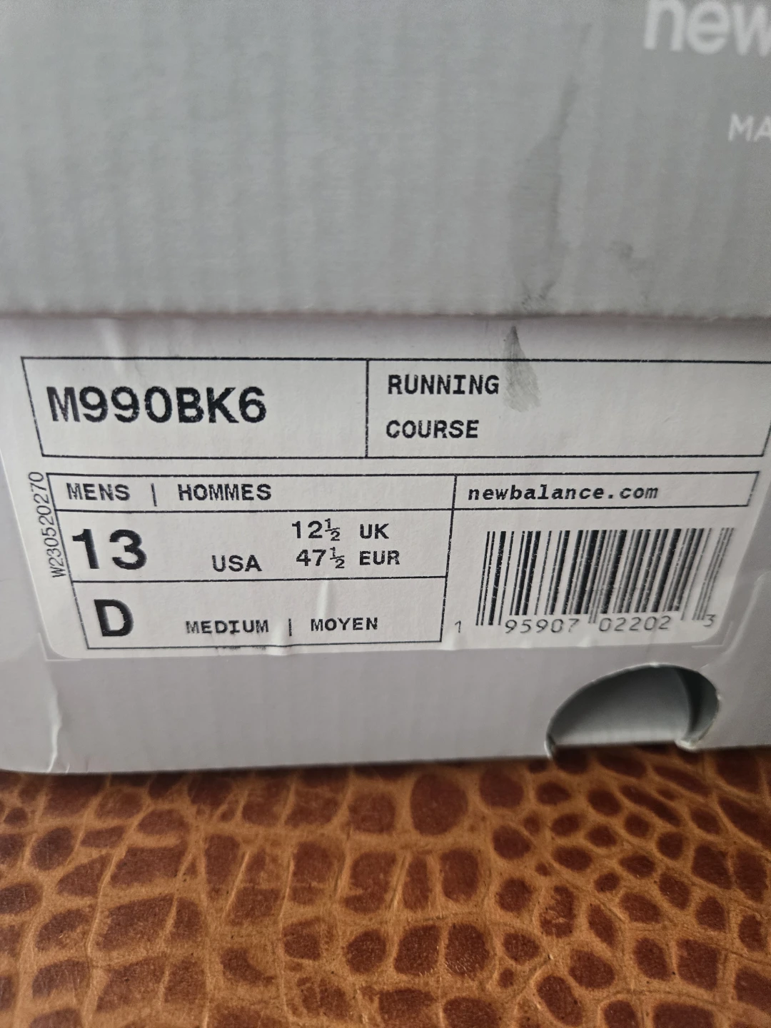 New Balance 990v6 M990BK6 Men's Size 13 - photo 5