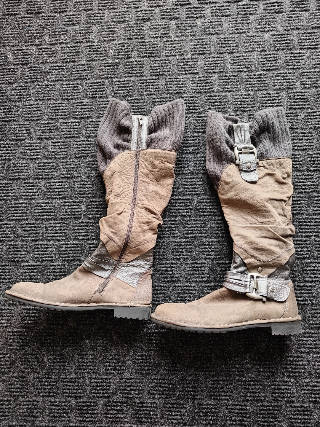 MAM’zelle Tall Leather Winter Boots - Size EUR 40 (US 8)